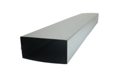 Canal coulé galvanisé 220x80 mm par longueur 1500 mm