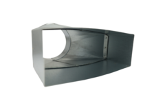 Adaptateur 220x80 mm au diamètre 150 mm pour gaine