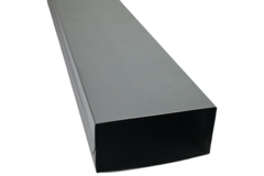 Gaine plate galvanisée 300x80 longueur de 1.5m