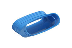 Wavin Ventiza Coude 45 degrés PVC ovale 195x80 mm vertical M/M