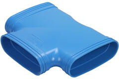 Wavin Ventiza T-pièce 90 degrés PVC ovale 195x80 mm M/M/M