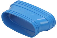 Wavin Ventiza Transition PVC ovale 235x80 mm vers 195x80 mm M/M