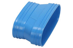 Wavin Ventiza Transition PVC ovale 235x80 mm vers 195x80 mm M/M