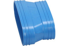 Wavin Ventiza Transition PVC ovale 235x80 mm vers 195x80 mm M/M