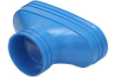 Wavin Ventiza Transition PVC ovale 195x80 mm vers 80 mm M/M