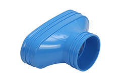 Wavin Ventiza Transition PVC ovale 195x80 mm vers 80 mm M/M