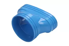 Wavin Ventiza Transition PVC ovale 195x80 mm vers 125 mm M/M