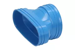 Wavin Ventiza Transition PVC ovale 195x80 mm vers 125 mm M/M
