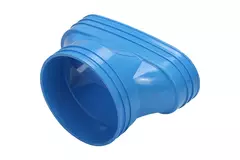 Wavin Ventiza Transition PVC ovale 235x80 mm vers 160 mm M/M
