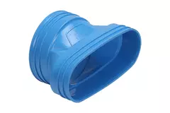 Wavin Ventiza Transition PVC ovale 235x80 mm vers 160 mm M/M