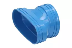 Wavin Ventiza Transition PVC ovale 235x80 mm vers 160 mm M/M