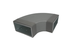 Thermoduct Einlaufbogen 90 Grad 220x80 mm horizontal