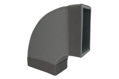 Thermoduct Einlaufbogen 90 Grad 220x80 mm horizontal