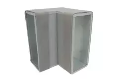 Thermoduc coude 90 degrés 170x80 vertical pour gaine