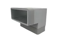 Thermoduc coude 90 degrés 170x80 vertical pour gaine