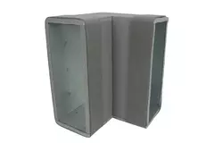 Thermoduc coude 90 degrés 170x80 vertical pour gaine