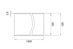 Wavin Ventiza canalisation 1,5 m PVC ronde 160 mm S/S