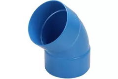 Wavin Ventiza coudée 45 degrés PVC rond par diamètre 125 mm M/M