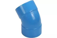Wavin Ventiza coudée 45 degrés PVC rond par diamètre 125 mm M/M