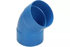 Wavin Ventiza coudée 45 degrés PVC rond par diamètre 125 mm M/M