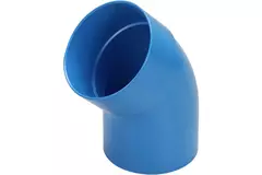 Wavin Ventiza coudée 45 degrés PVC rond par diamètre 80 mm M/S