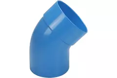 Wavin Ventiza coudée 45 degrés PVC rond par diamètre 80 mm M/S