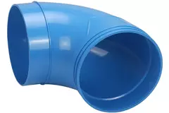 Wavin Ventiza coudée 90 degrés PVC rond 160 mm M/S