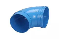 Wavin Ventiza coudée 90 degrés PVC rond 160 mm M/S