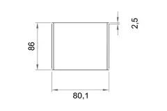 Wavin Ventiza manchon collé PVC rond 80 mm M/M