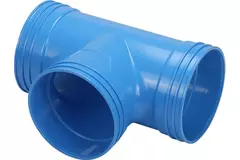 Wavin Ventiza Raccord T 90 degrés PVC rond par diamètre 125 mm M/M/M