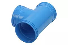 Wavin Ventiza Raccord T 90 degrés PVC rond par diamètre 125 mm M/M/M