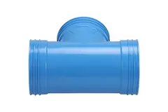 Wavin Ventiza Raccord T 90 degrés PVC rond par diamètre 125 mm M/M/M
