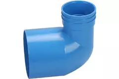 Wavin Ventiza élément terminal 90 degrés PVC rond 125x80x50 mm M/M