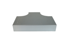 T-Stück 90 Grad 300x80 - 220x80 für Rohrleitungen