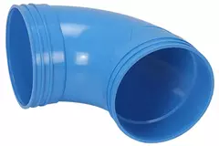 Wavin Ventiza coudé 90 degrés PVC rond 125 mm M/M