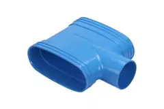 Wavin Ventiza Raccord T en PVC ovale 195x80 mm / 160 M/M/M