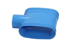 Wavin Ventiza Raccord T en PVC ovale 195x80 mm / 160 M/M/M