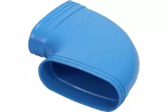 Wavin Ventiza Coude 90 degrés PVC ovale 195x80 mm horizontal M/M