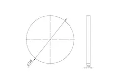 Europlast filtre G4 pour unité de VMC double flux décentralisée - F125 G4 (3 pièces)
