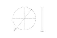 Europlast filtre pour unité de VMC double flux décentralisée - F150 (3 pièces)