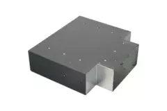 Pièce en T (coudée) 90 degrés 220x80 mm - 170x80 mm pour système d'évacuation des fumées