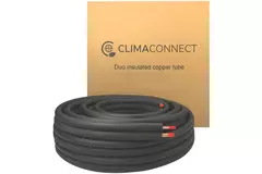 ClimaConnect Duo tuyau de refroidissement isolé 1/4-1/2 rouleau 20 mètres