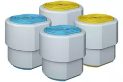 Kit de vibration ClimaConnect 1.2 bleu/jaune, avec ressort, pour unités jusqu'à 80 KG