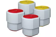 Kit de vibration ClimaConnect 3.2 rouge/jaune, avec ressort, pour unités jusqu'à 120 KG