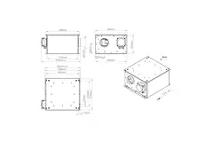 Ventilateur tubulaire isolé 100 mm - ISORX 100 EC K 01