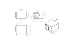 Ventilateur tubulaire isolé 450 mm - ISOR 450 EC K 01