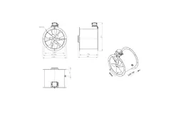 Ventilateur axial de 400 mm - AL 400 D2 01 CFG