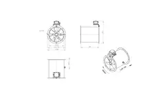 Ventilateur axial de 315 mm - AL 315 D2 03 CFG