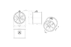 Ventilateur axial de 800 mm - AL 800 D6 03 CFG