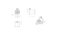 Ventilateur axial de 315 mm pour gaz de combustion F300- AL 315 D42U F3 02 CFG